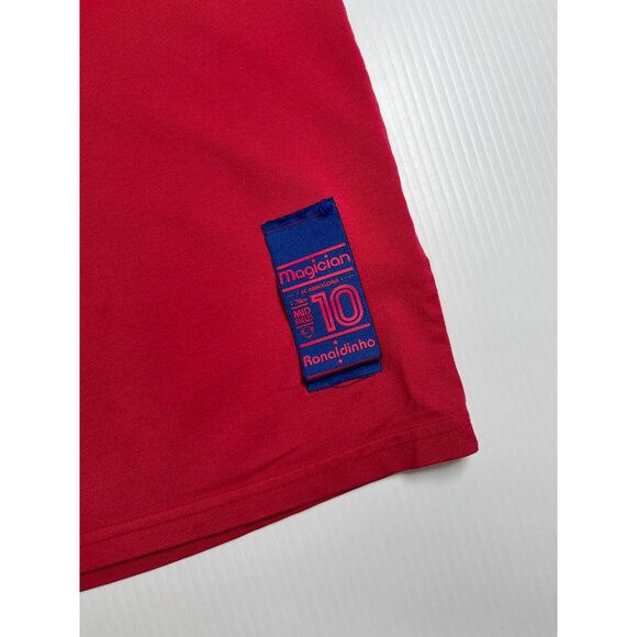 Vintage Nike R10 Ronaldinho Barcelona Football Tee XL - Picture 6 of 6